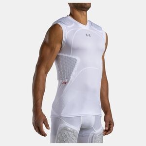 Men's UA Gameday Armour Pro 5-Pad Top in White